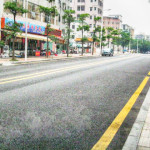 迎大运市政道路黑化及改造工程－玉园路街景...